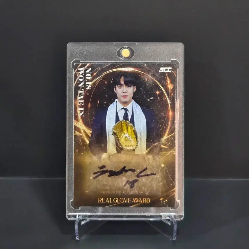 [BUNJANG] Samsung Lions Won Tae-in Golden Glove Autograph Card / 2026 KBO 오토카드 (삼성 원태인 골든글러브 친필카드)
