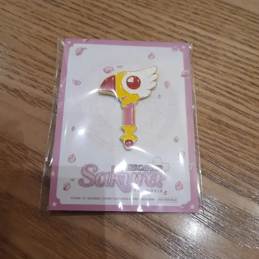 [BUNJANG] Cardcaptor Sakura Movie Version Sakura Theater Exclusive Badge (3rd Week) / 극장판 카드캡터 체리 사쿠라 특전 3주차  뱃지