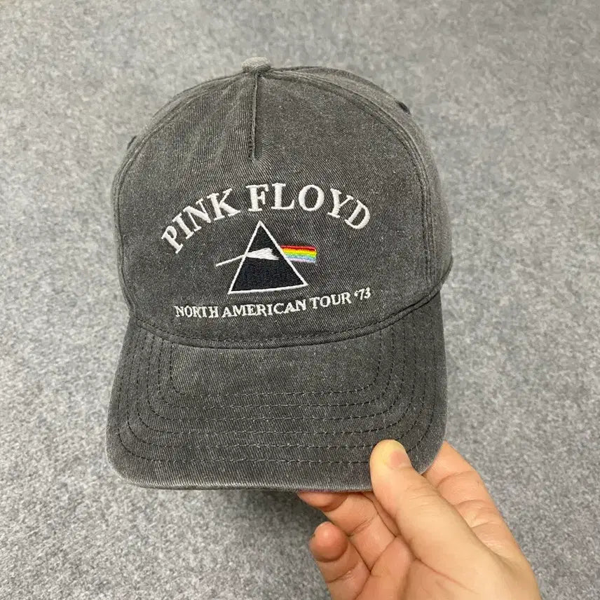 [BUNJANG] Pink Floyd 1973 North America Tour Washed Camp Cap Hat / 핑크 플로이드 1973 북미 투어 워시드 캠프캡 모자