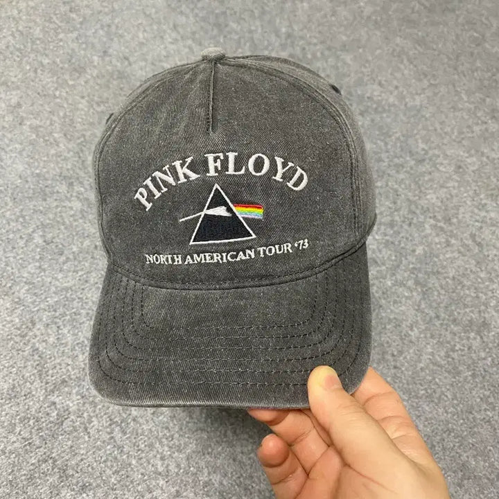 [BUNJANG] Pink Floyd 1973 North America Tour Washed Camp Cap Hat / 핑크 플로이드 1973 북미 투어 워시드 캠프캡 모자