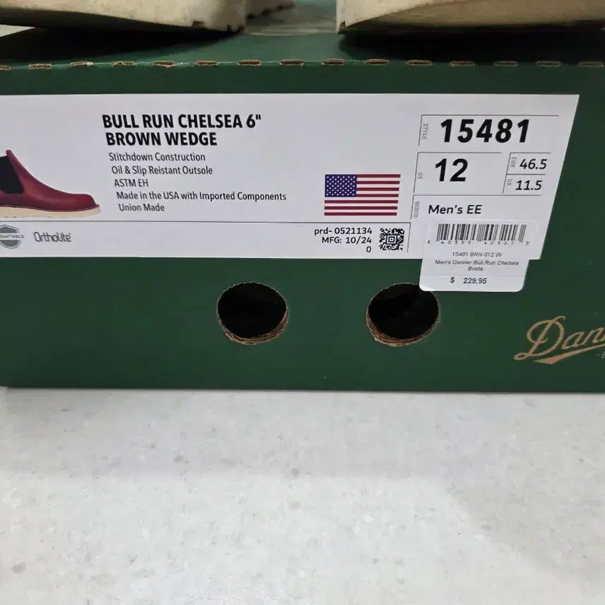[SOLD OUT] Danner Bull Run Chelsea 6" Brown US 12