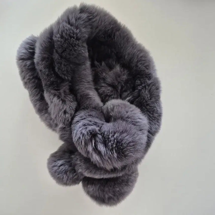 [BUNJANG] Rabbit Fur Scarf Bundle / 총6개일괄가격~토끼털 목도리(가디건과 나머지는 필요하시면 다 드릴께요~)