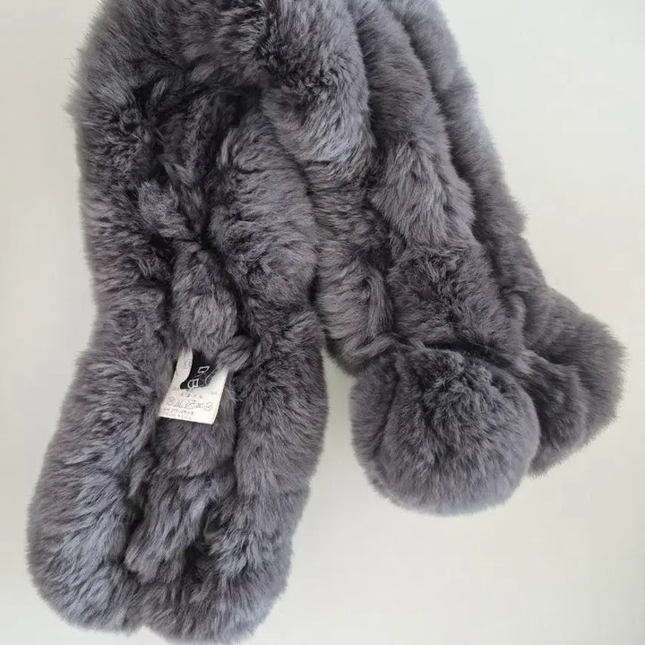 [BUNJANG] Rabbit Fur Scarf Bundle / 총6개일괄가격~토끼털 목도리(가디건과 나머지는 필요하시면 다 드릴께요~)