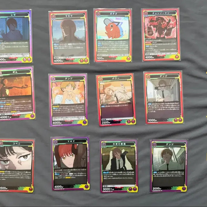 [BUNJANG] Chainsaw Man Union Arena Complete Set (Common, Rare, Super Rare) / 체인소맨 SR, R, 일반카드 전종 셋트 (유니온 아레나)