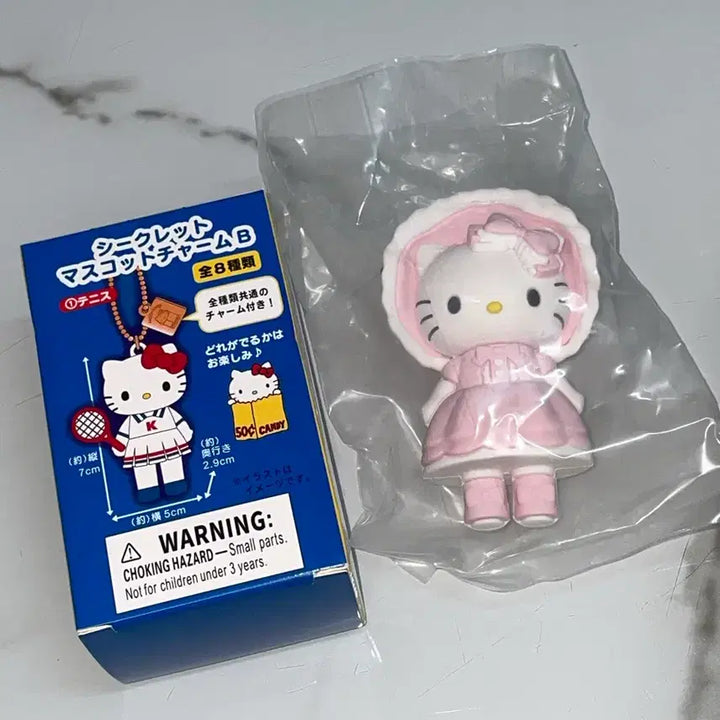 [BUNJANG] Sanrio Hello Kitty 50th Anniversary Secret Mascot Charm Keyring Nobara / 산리오 헬로키티 50주년 시크릿 마스코트 참 키링 노바라