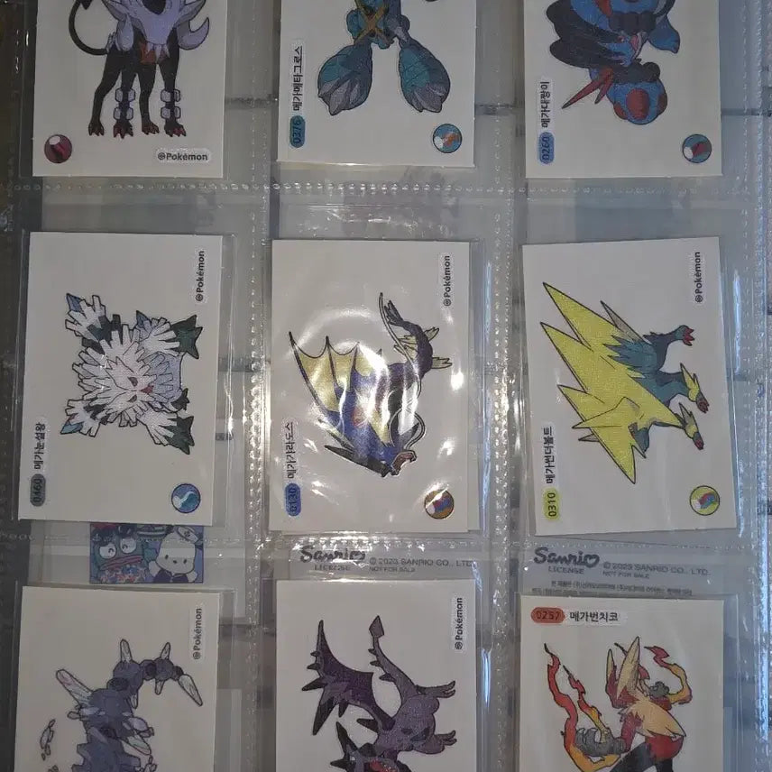 [BUNJANG] Pokemon Mega Ddibu Seal Collection / 포켓몬메가띠부씰