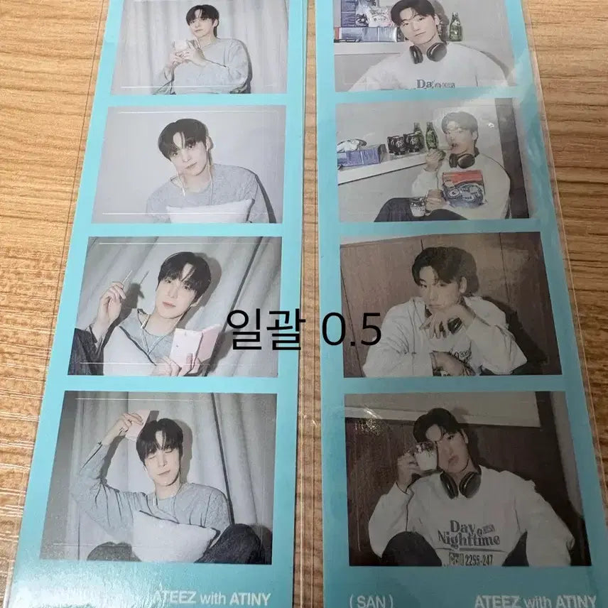 [BUNJANG] ATEEZ Yunho San 4-Cut Sticker Set / 에이티즈 윤호 산 4컷 스티커