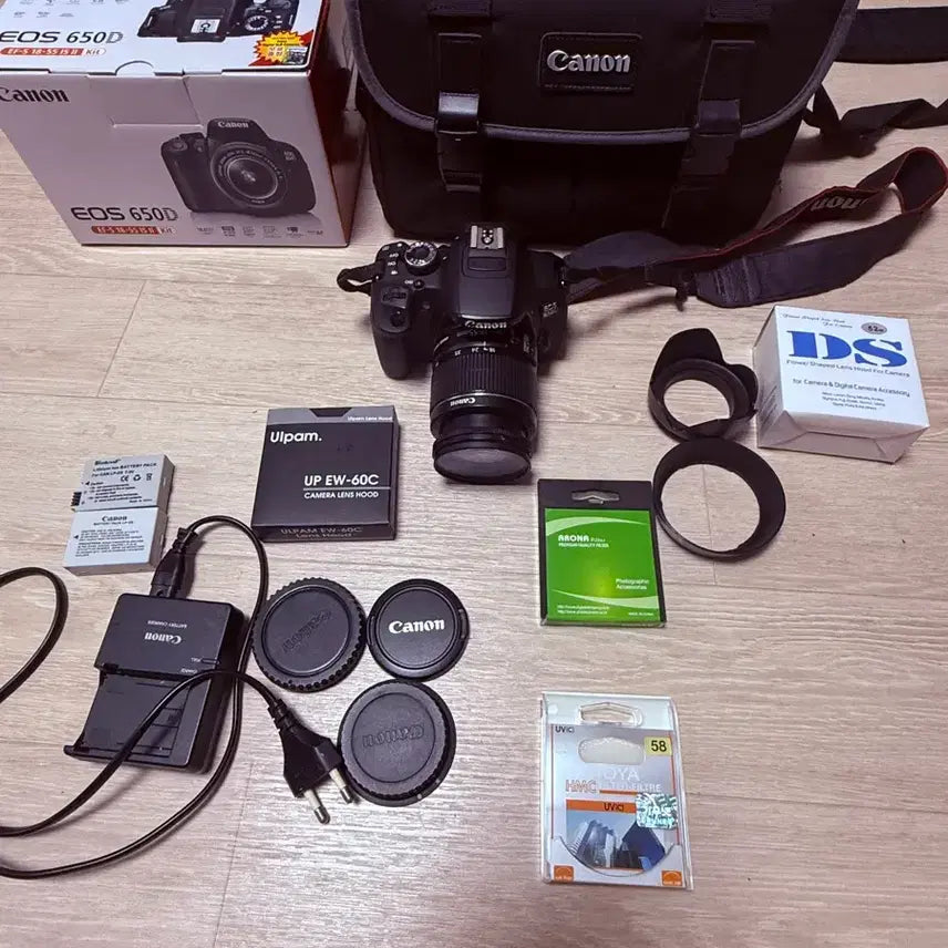 [SOLD OUT] (풀박스) 캐논 EOS 650D 18-55mm 렌즈 포함 판매합니다