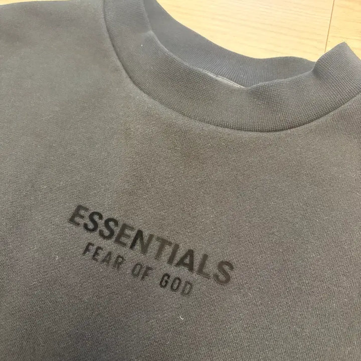 [BUNJANG] Fear of God Essentials Sweatshirt Black / [95] 피오갓 에센셜 맨투맨 블랙