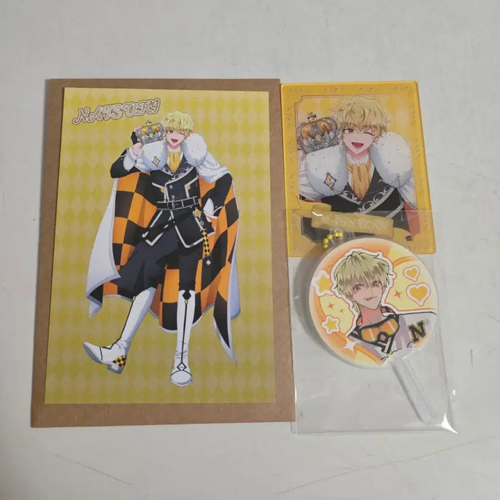 [BUNJANG] Tamon Natsuki Acrylic Card, Postcard, Uchiwa Bundle Set / 타몬군 지금 어느 쪽?! 나츠키 아크릴 카드 엽서 우치와 특전 일괄