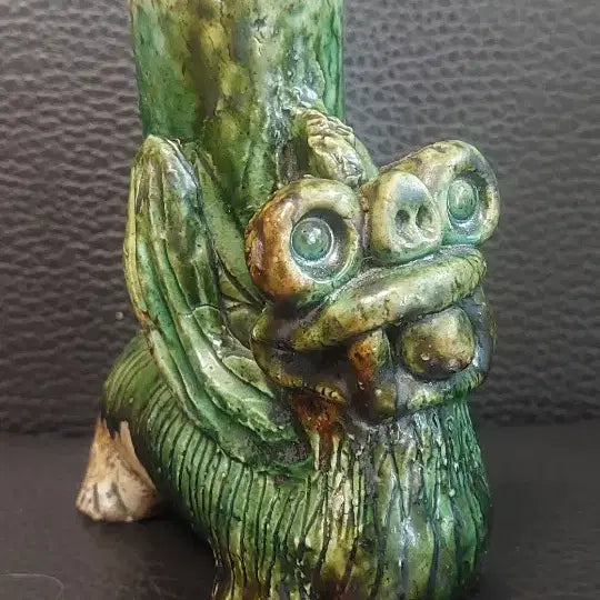 [BUNJANG] Celadon Glazed Animal-Shaped Candlestick / 녹유 서수형 촛대
