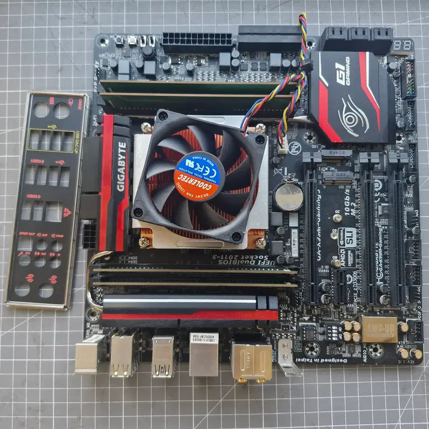 [SOLD OUT] E5-2630V3/기가 GA-X99M-GAMING5/16기가/백패널포함