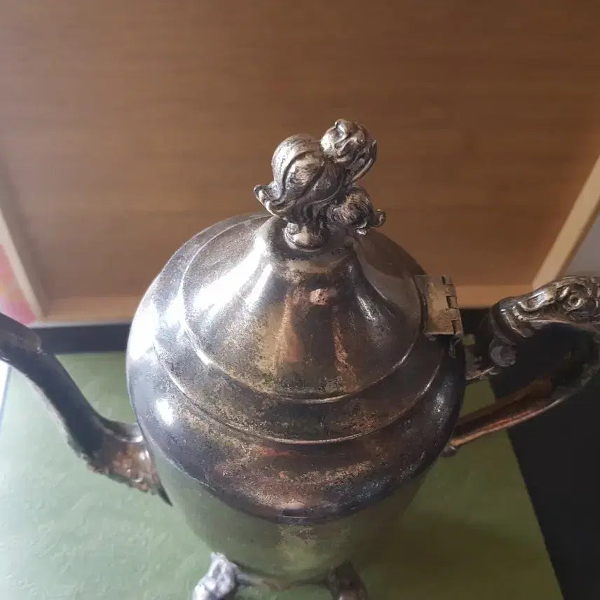[BUNJANG] Antique Silver Teapot / 앤틱 실버 플레이트