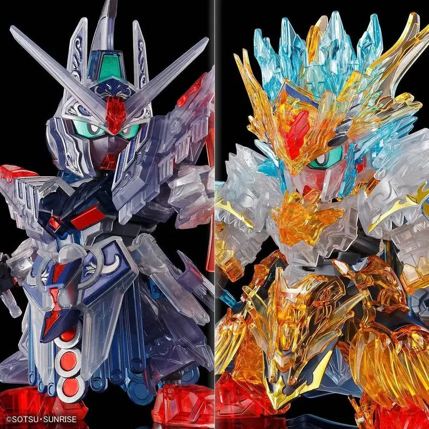 [BUNJANG] Bandai SD Gundam Heroes Arthur &amp; Caesar Clear Limited Edition Plastic Model Kit / SD건담 히어로즈 클리어 한정판 아서+시저 새상품 프라모델 판매