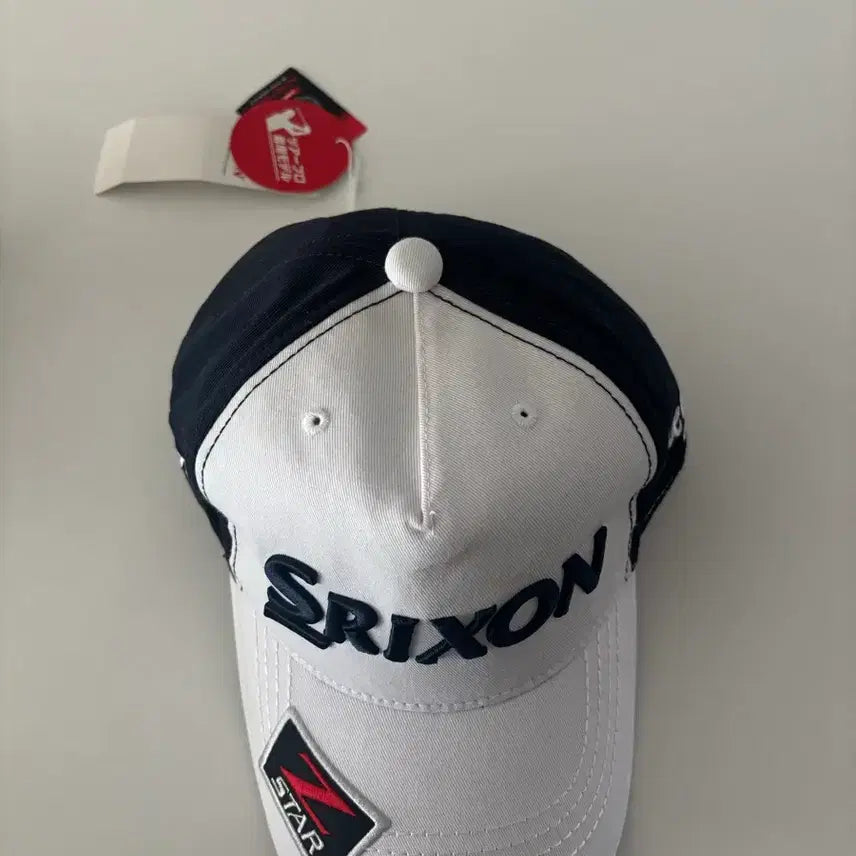 [BUNJANG] Srixon Golf Cap White Navy / 택O새상품) 스릭슨 골프 모자 화이트네이비