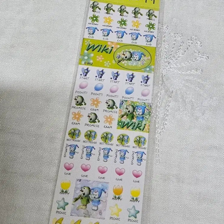[BUNJANG] Bareunson Classic Stationery Dino, Wiki, Gaegolguri, Bubi Sticker Set / 바른손 스티커 고전문구 디노 위키 개골구리 부비 다꾸 사각 캐릭터