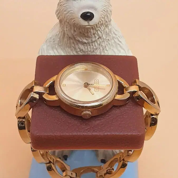 [SOLD OUT] 코치(COACH) C로고 뱅글 레이어드 메탈 시계, 16.5