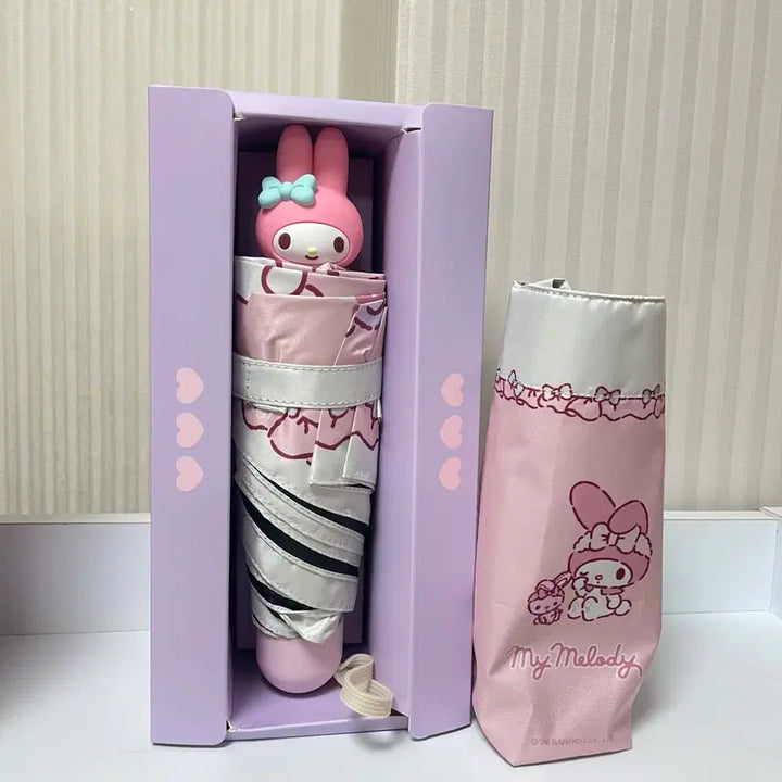 [BUNJANG] My Melody Folding Umbrella Pink / (새상품) 마이멜로디 접이식 우산 핑크 산리오