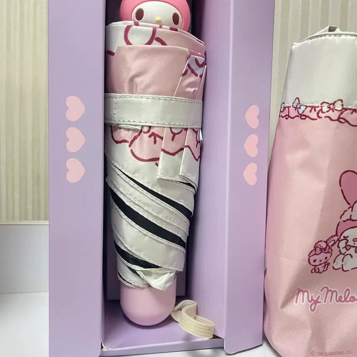 [BUNJANG] My Melody Folding Umbrella Pink / (새상품) 마이멜로디 접이식 우산 핑크 산리오