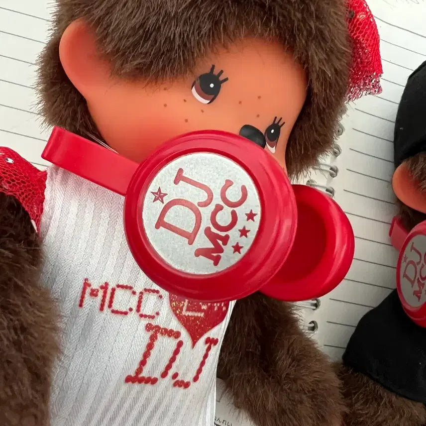 [BUNJANG] Rare Vintage DJ Monchhichi Doll Set / 레어 고전 DJ몬치치 인형 세트