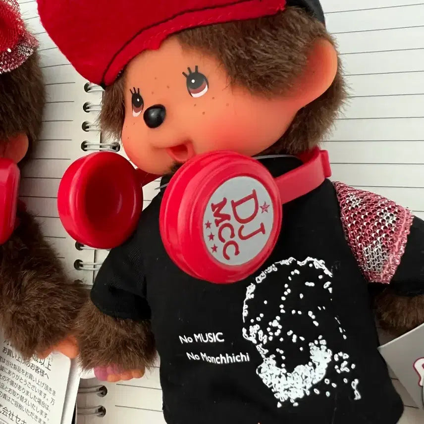 [BUNJANG] Rare Vintage DJ Monchhichi Doll Set / 레어 고전 DJ몬치치 인형 세트