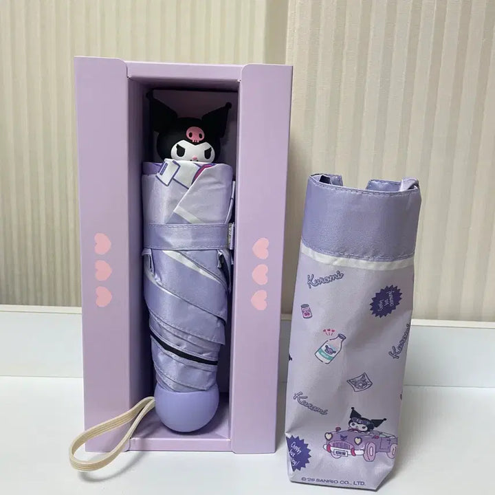 [BUNJANG] Sanrio Kuromi Folding Umbrella - Light Purple / (새상품) 쿠로미 접이식 우산 연보라 산리오