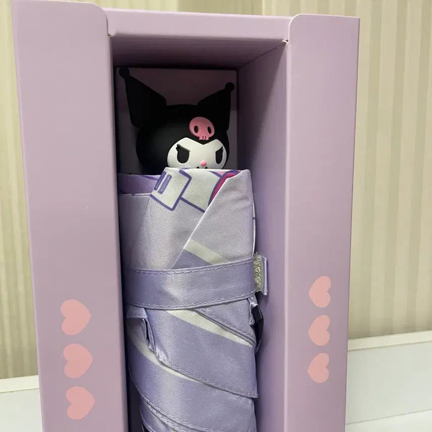 [BUNJANG] Sanrio Kuromi Folding Umbrella - Light Purple / (새상품) 쿠로미 접이식 우산 연보라 산리오