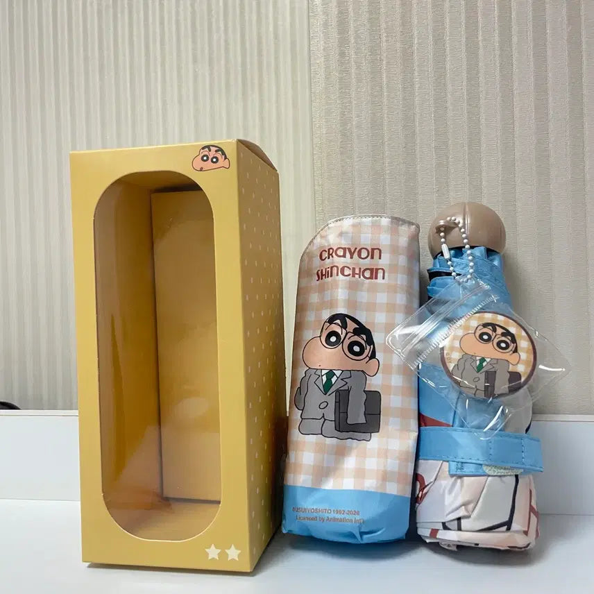 [BUNJANG] Crayon Shin-chan Umbrella Badge Set / (새상품) 짱구는 못말려 우산 뱃지 세트