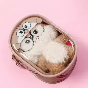[BUNJANG] T1 Animal Friends Doran PVC Pouch Set / T1 애니멀 프렌즈 도란 인형 pvc 파우치 세트