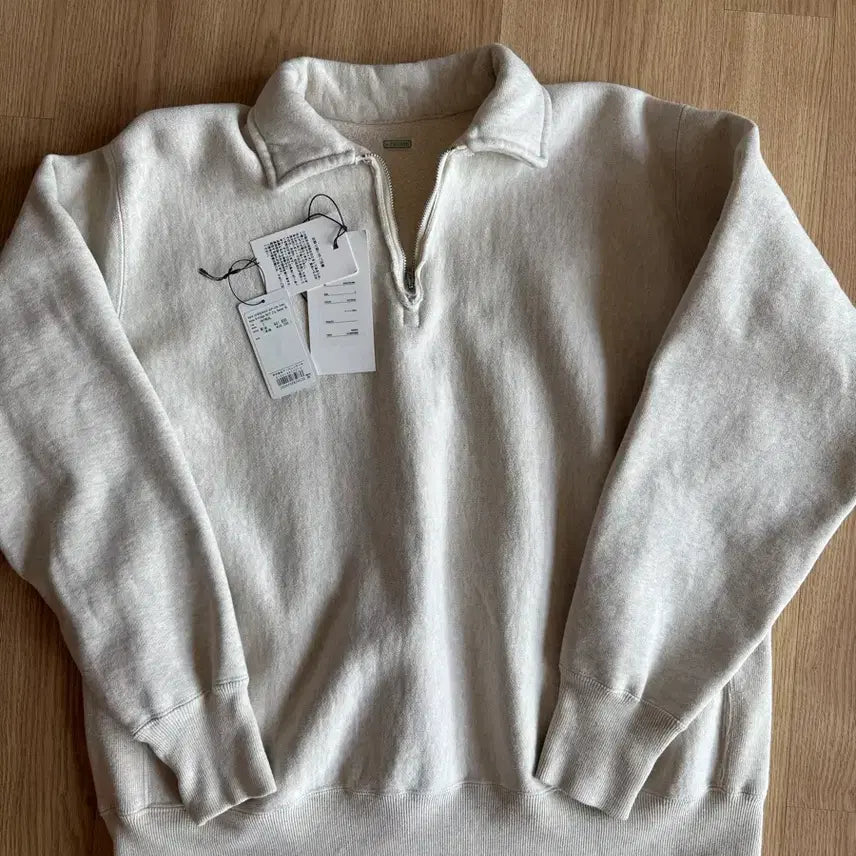 [SOLD OUT] 아프레쎄 25ss 하프집업 오트밀 3사이즈
