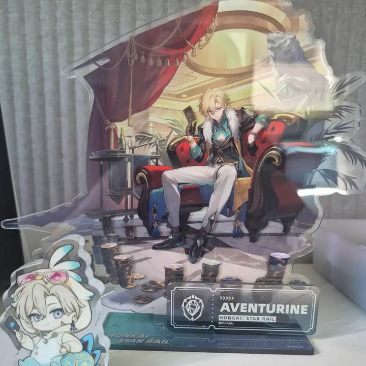 [BUNJANG] Genshin Impact Aventurine Acrylic Stand &amp; Corotto Bundle Set / 어벤츄린 아크릴 &amp; 코롯토 원가 이하 일괄 판매합니다