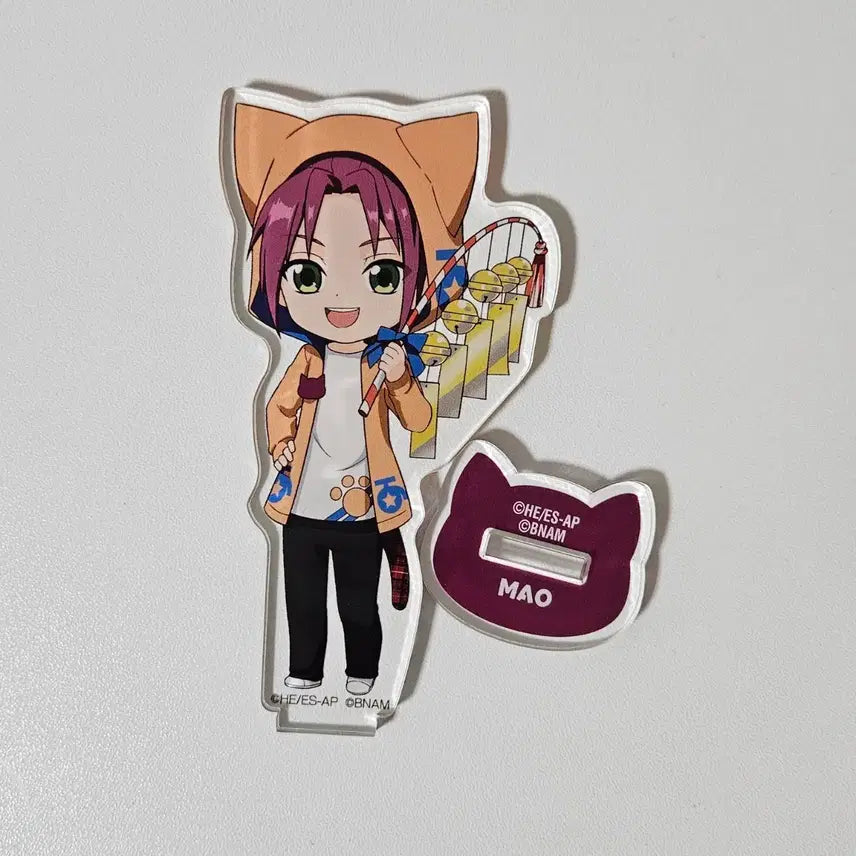 [BUNJANG] Ensemble Stars Mao Nijigen no Mori Cat Acrylic Stand / 앙스타 마오 난쟈타운 고양이 아크릴