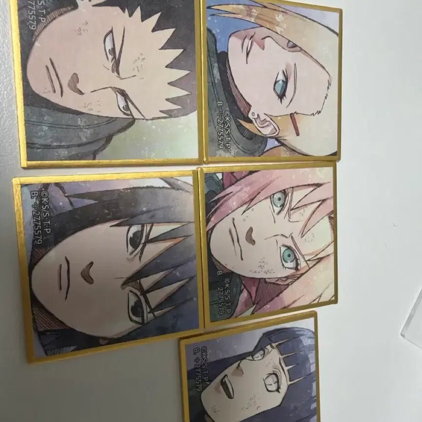 [BUNJANG] Naruto 5-Piece Shikishi Bundle Set / 나루토 색지 5종 일괄