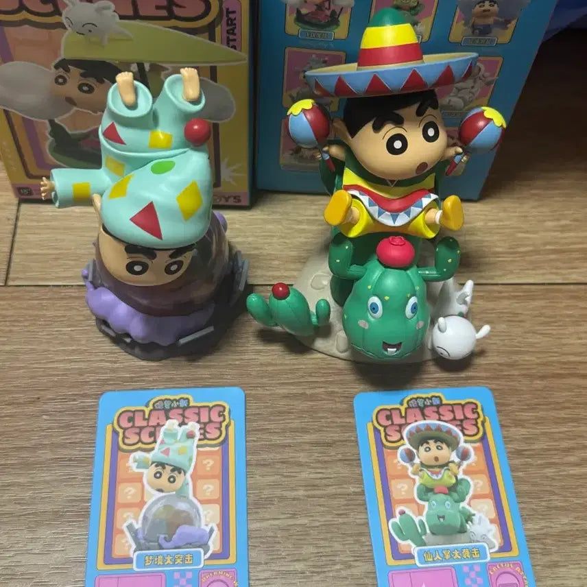 [BUNJANG] 52TOYS Crayon Shin-chan Classic Series Gacha Figures (Set of 3) / 짱구 52토이즈 클래식 시리즈 가챠 피규어 3종