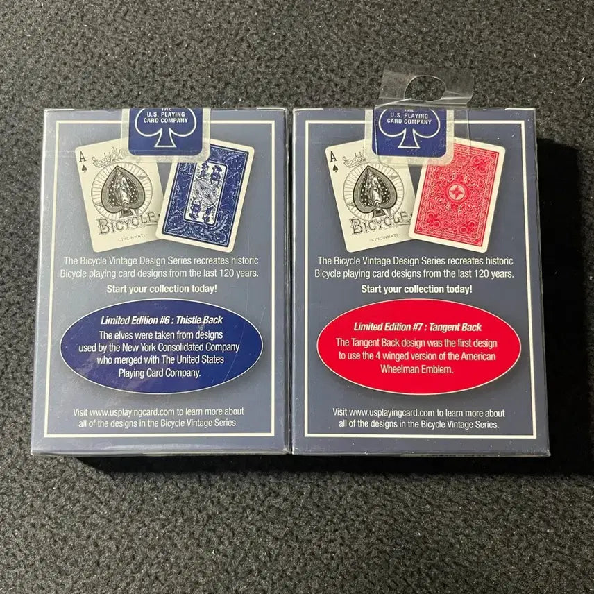 [BUNJANG] Gongijeon Bicycle Vintage Blue Seal Card Bundle Set / 공이전 바이시클 빈티지 블루씰