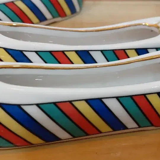 [BUNJANG] Vintage Ceramic Flower Shoes (Set of 4) / 빈티지도자기꽃신