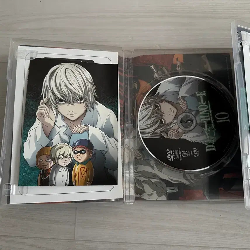 [BUNJANG] Death Note Classic Rare DVD Set (Volumes 10 &amp; 11) with Exhibition Exclusive Postcard / 데스노트 고전 희귀 DVD 니아멜로