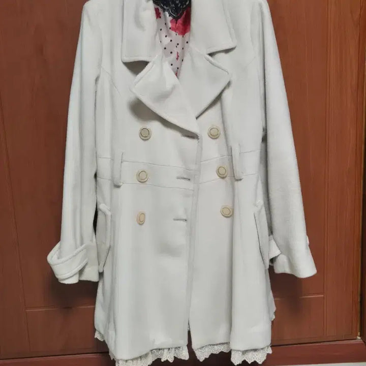 [SOLD OUT] 여성 55 레이스 모직 코트