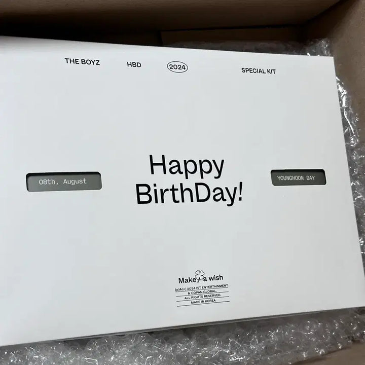 [BUNJANG] THE BOYZ Younghoon Birthday Kit / (가격내림) 더보이즈 TBZ 영훈 생일키트