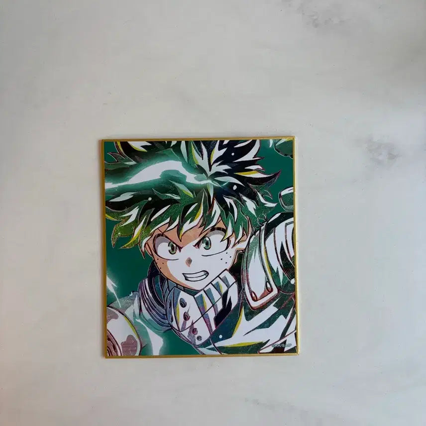 [BUNJANG] My Hero Academia Izuku Midoriya Shikishi Art Board / 나의 히어로 아카데미아 미도리야 이즈쿠 색지