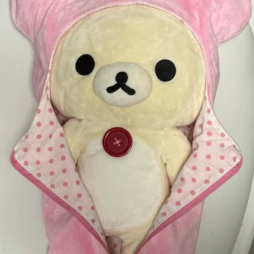[BUNJANG] Vintage Rilakkuma Sleeping Bag Plush Doll / 고전 코리락쿠마 침낭 인형