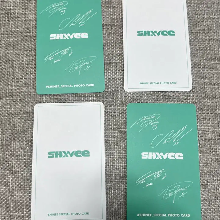 [BUNJANG] SHINee Bundle Set Photocard (Unofficial) / 샤이니 포카 비공굿 4장 일괄