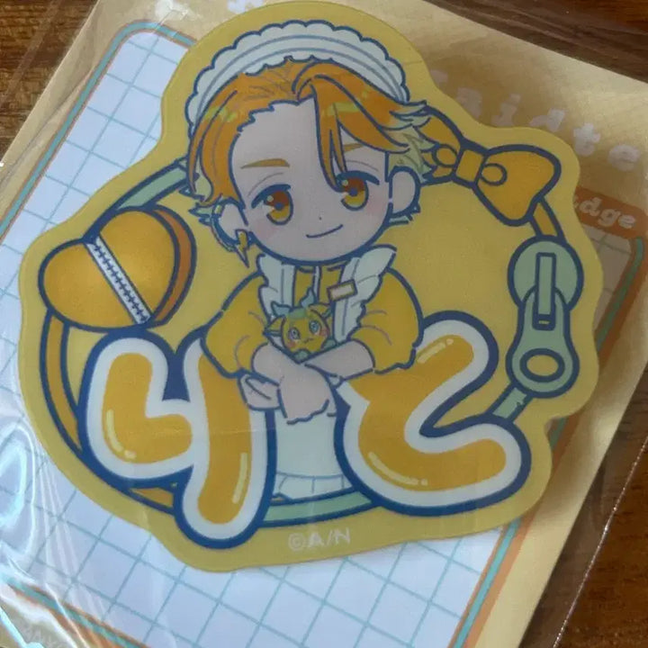 [BUNJANG] Nijisanji Usami Rito Namahae Badge / 니지산지 저지메이드 우사미리토 뱃지