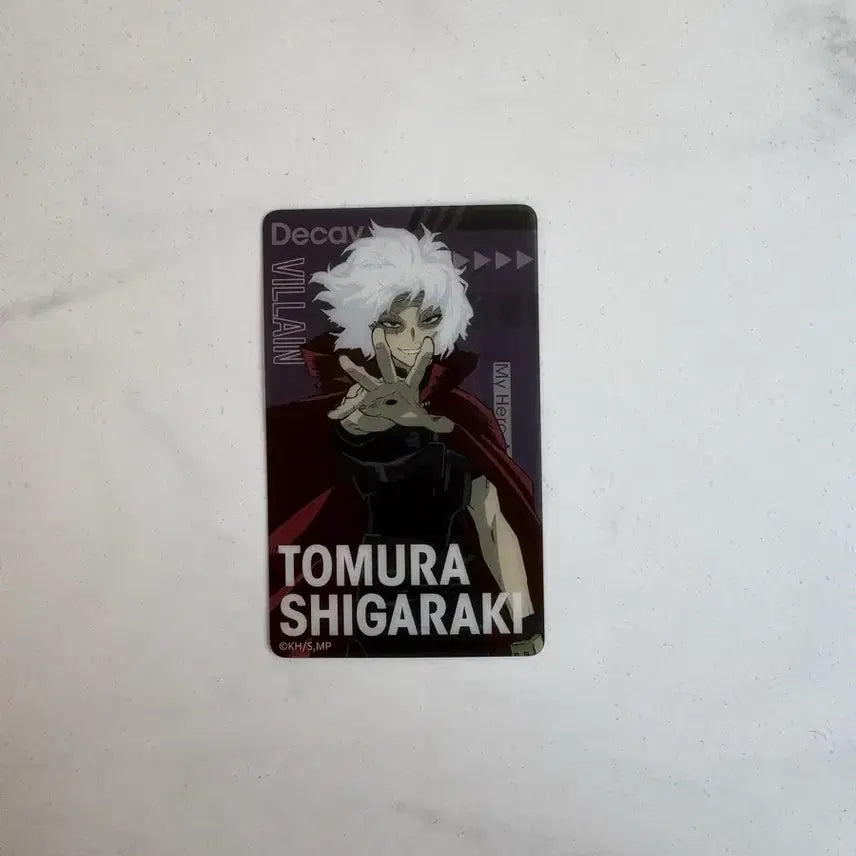 [BUNJANG] My Hero Academia Shigaraki Tomura Transparent Photocard / 나의 히어로 아카데미아 시가라키 토무라 포토카드
