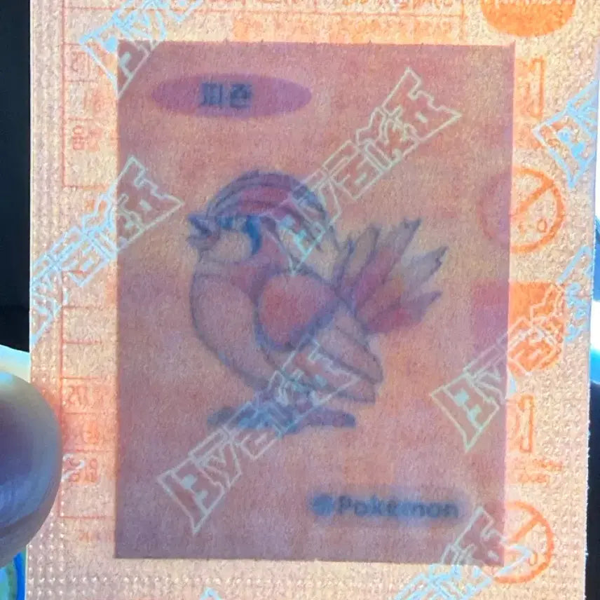 [BUNJANG] Pokemon 30th Anniversary 1996st Pidgey Sticker / 포켓몬스터 30주년 1996st 피죤 띠부씰