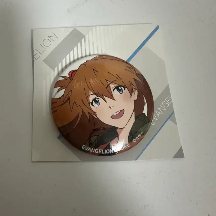 [BUNJANG] Neon Genesis Evangelion Asuka Badge / 신세기 에반게리온 아스카 뱃지
