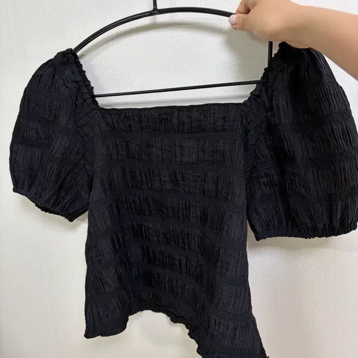 [BUNJANG] Soft Seoul Square Neck Blouse / [소프트서울] 스퀘어넥 블라우스