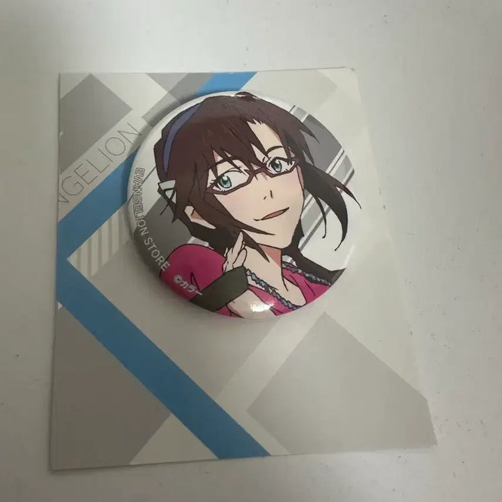 [BUNJANG] Neon Genesis Evangelion Mari Makinami Illustrious Pin Badge / 신세기 에반게리온 마리 뱃지