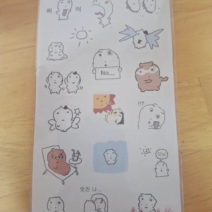 [BUNJANG] Roundlab x Noonmeongyi Hot &amp; Cool Sticker / 라운드랩 X 눈멍냥이 핫앤쿨 스티커