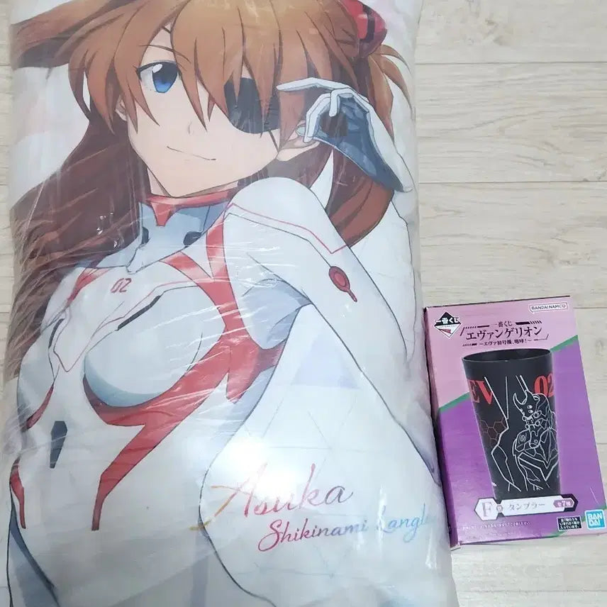 [BUNJANG] Evangelion Asuka Ichiban Kuji Sealed Cushion / 에반게리온 아스카 제일복권 미개봉 쿠션 팝니다
